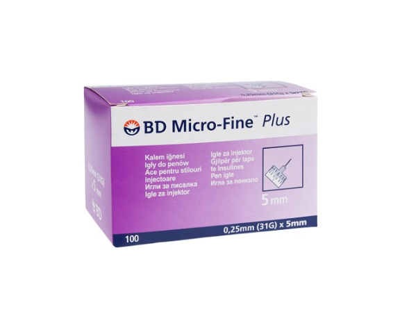 Ac de stilou MICRO - FINE BD 31G 0.25x5mm 100pcs